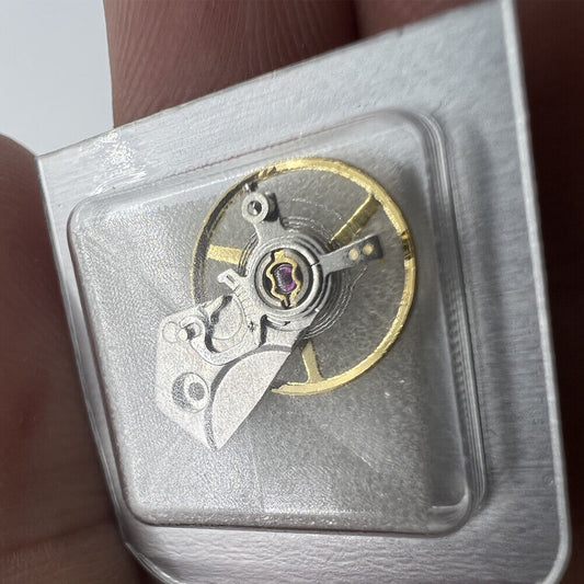 Complete Balance Wheel with Splint for Dandong 7750 Movement watch repair parts, precision component by China Made.