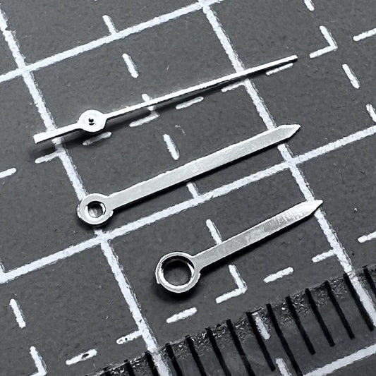 Set of watch hands for Miyota 2035 quartz movement, perfect for precise timepiece repairs.
