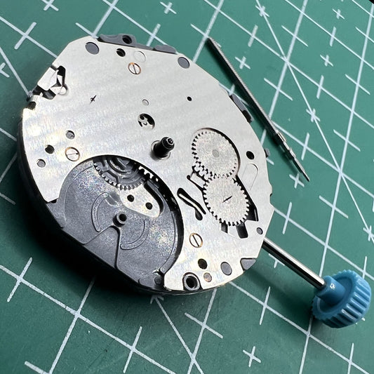 Miyota 6P25 quartz watch movement, Japan-made, replaces 6325, ideal for precision timepieces.