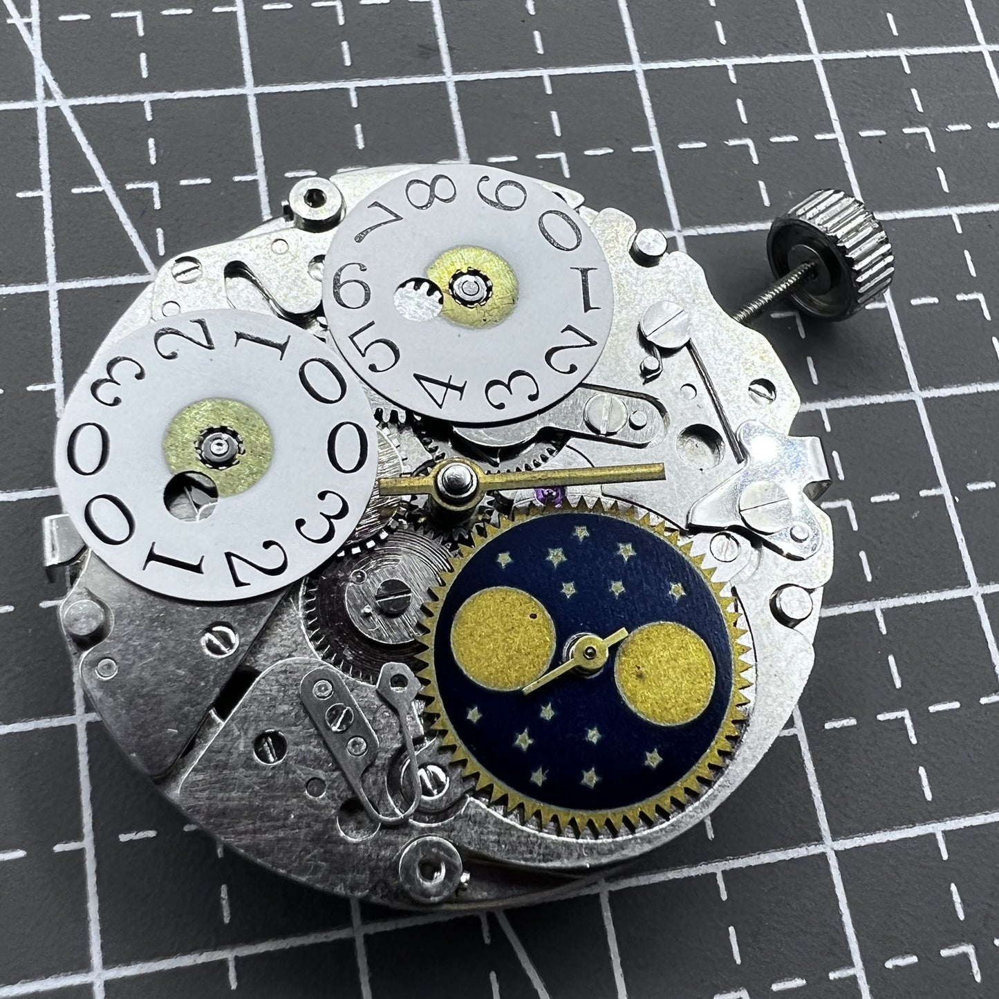 Seagull ST2528 Multifunktionales mechanisches Uhrwerk Kleine Sekunde bei 9