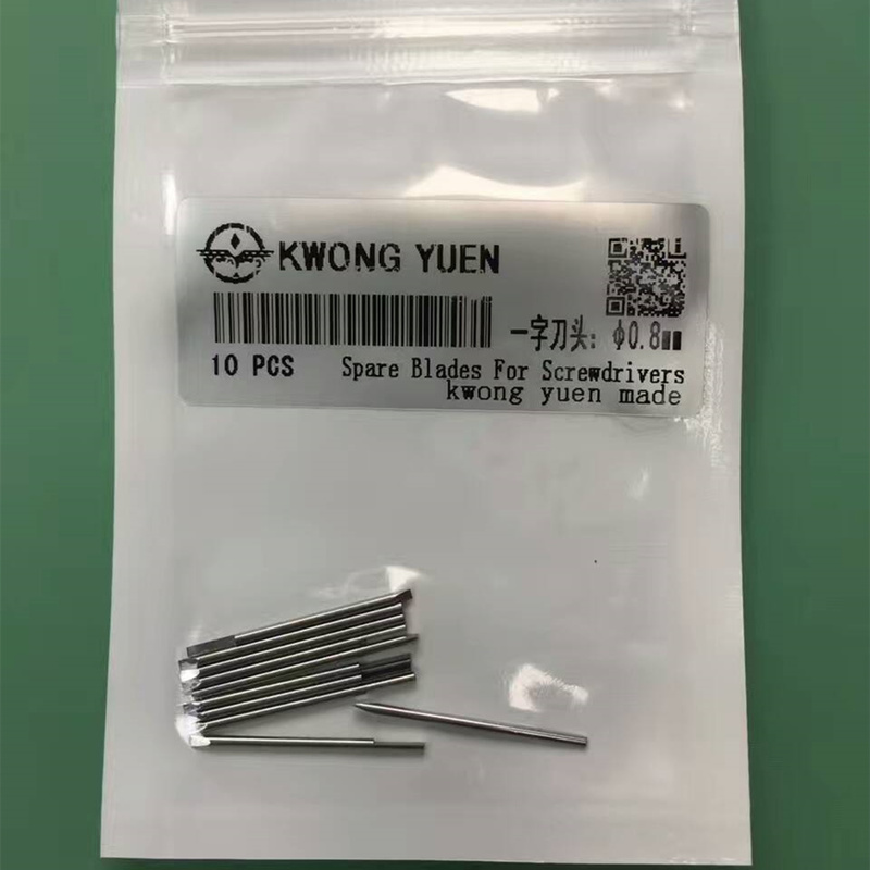 6899 30081 Ergonomic Screwdriver Replacement Blades Stainless Steel Watchmakers