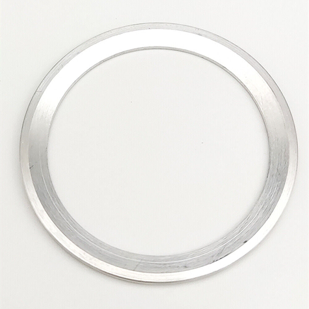 38 mm Keramik-Uhrenlünette, silberfarben, GMT, für 40 mm automatische mechanische Herrenuhr