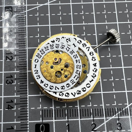 Automatisches Multifunktionales Mechanisches Uhrwerk Datum bei 2 Uhr 24 Stunden Digitalanzeige