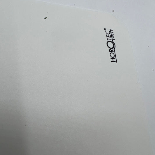 Horotec MSA24.207 white self-adhesive watch repair bench mat, 350x240mm, durable surface for precise tool placement