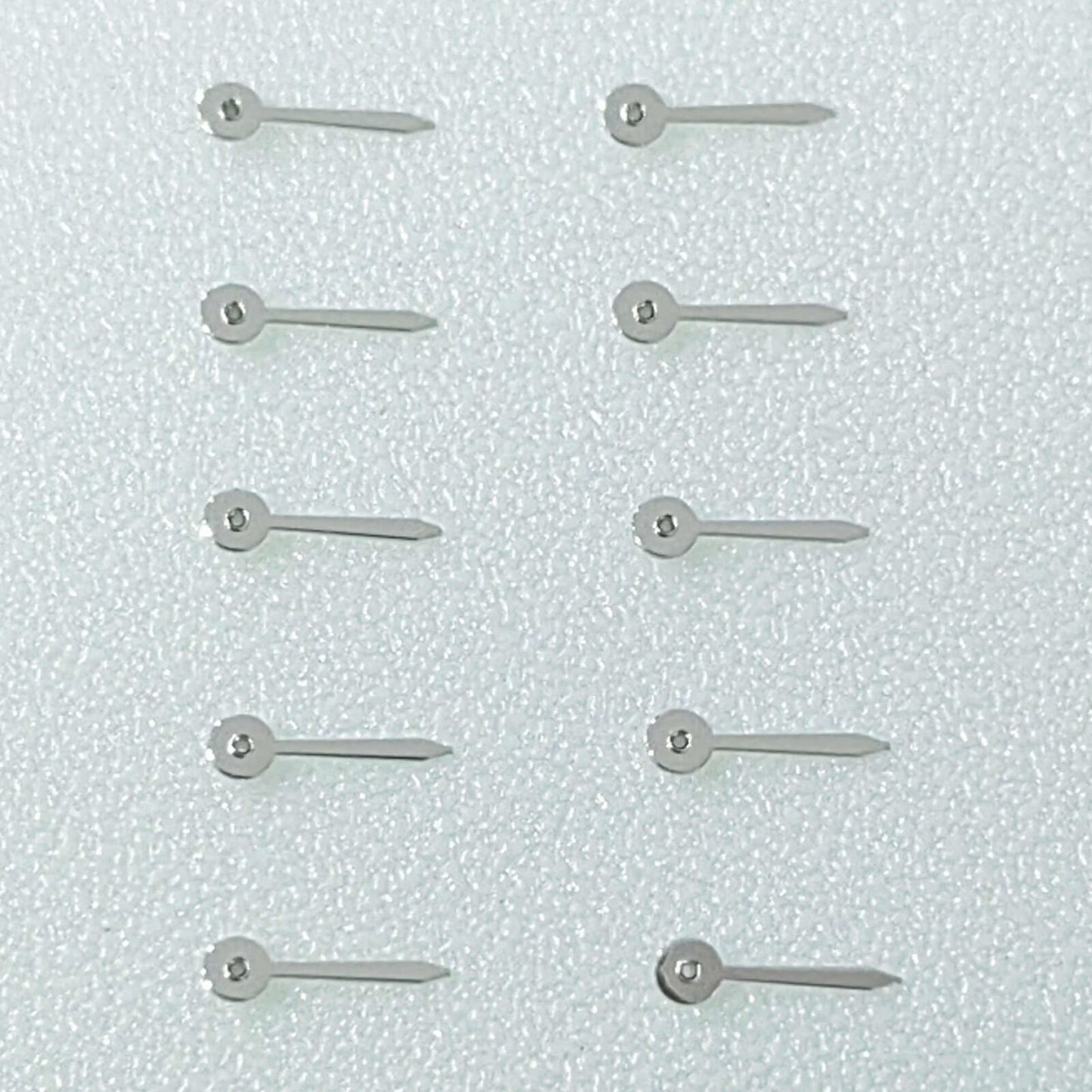 Lot de 10 petites aiguilles de seconde argentées de 4 mm pour mouvement Miyota OS10 OS20