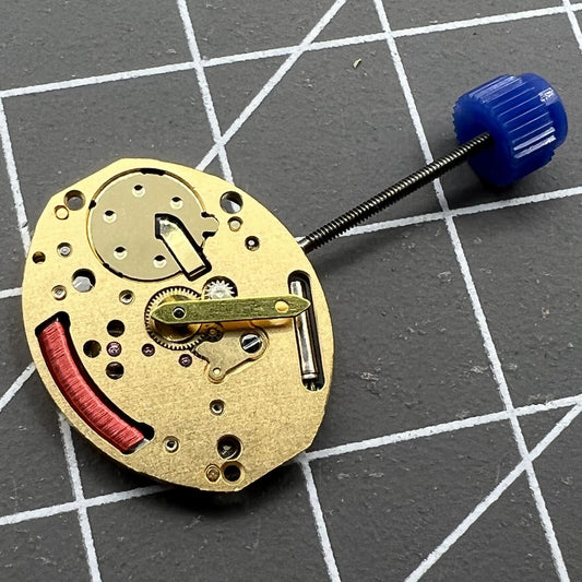 Swiss Made ETA E03.001 quartz watch movement with 2 hands, precise and reliable by ETA