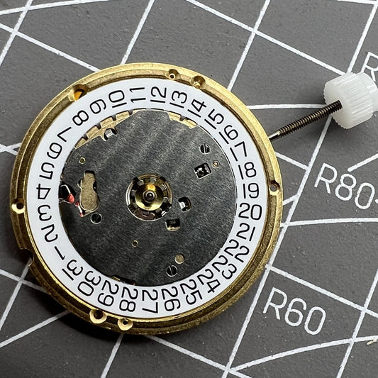 ETA E63.111 Swiss quartz watch movement with date at 3 o'clock, replacement for 255.411 model