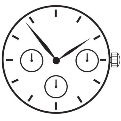 Hattori Epson VD75A quartz watch movement, reliable Japanese precision for watch repairs and accessories.