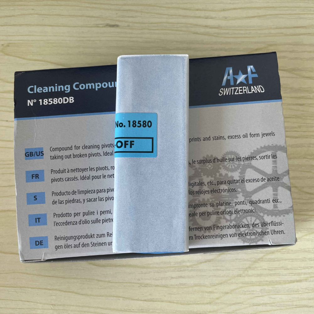 AF18580 Watch Cleaning Clay, effectively removes stains and oil for spotless watch maintenance.