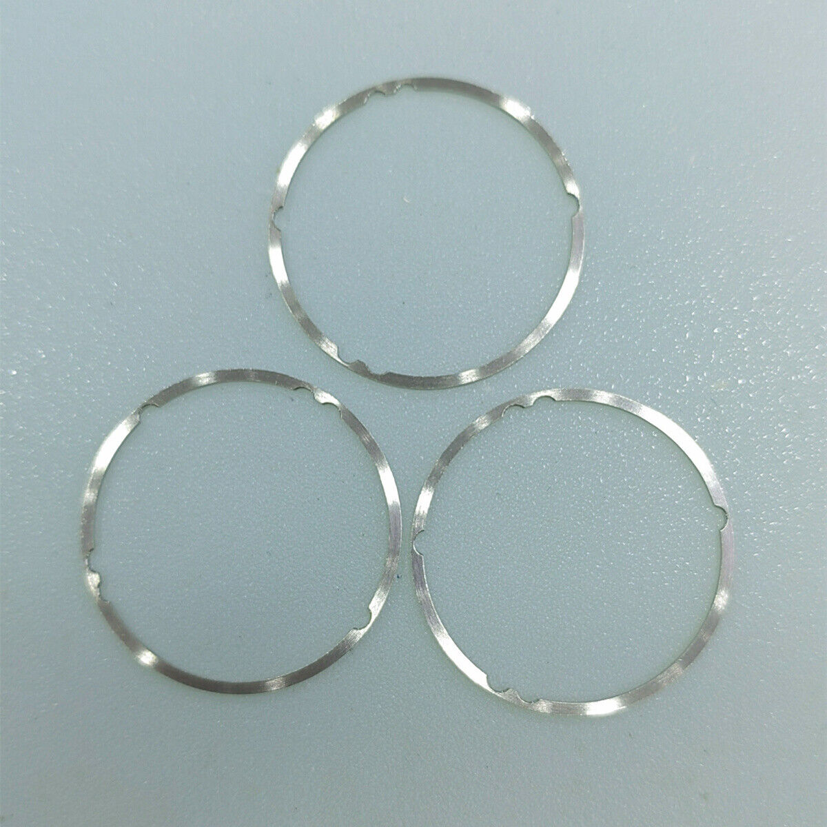 3pcs Stainless Steel Watch Dial Spacer Ring Fixing Ring for NH70 NH72 Movement