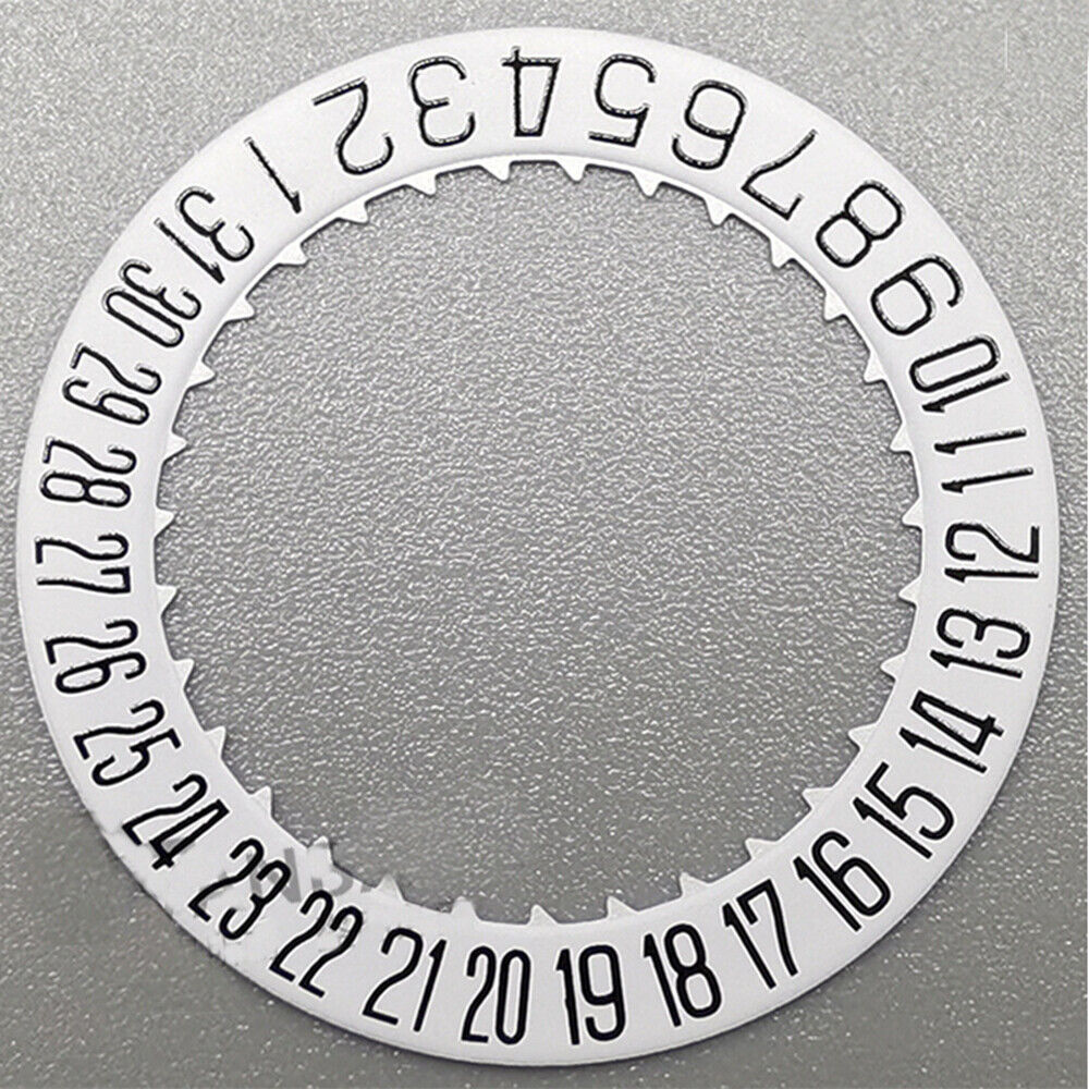 White Date Disk Wheel for Miyota 9015 Date At 3/6 Movement Japan Made