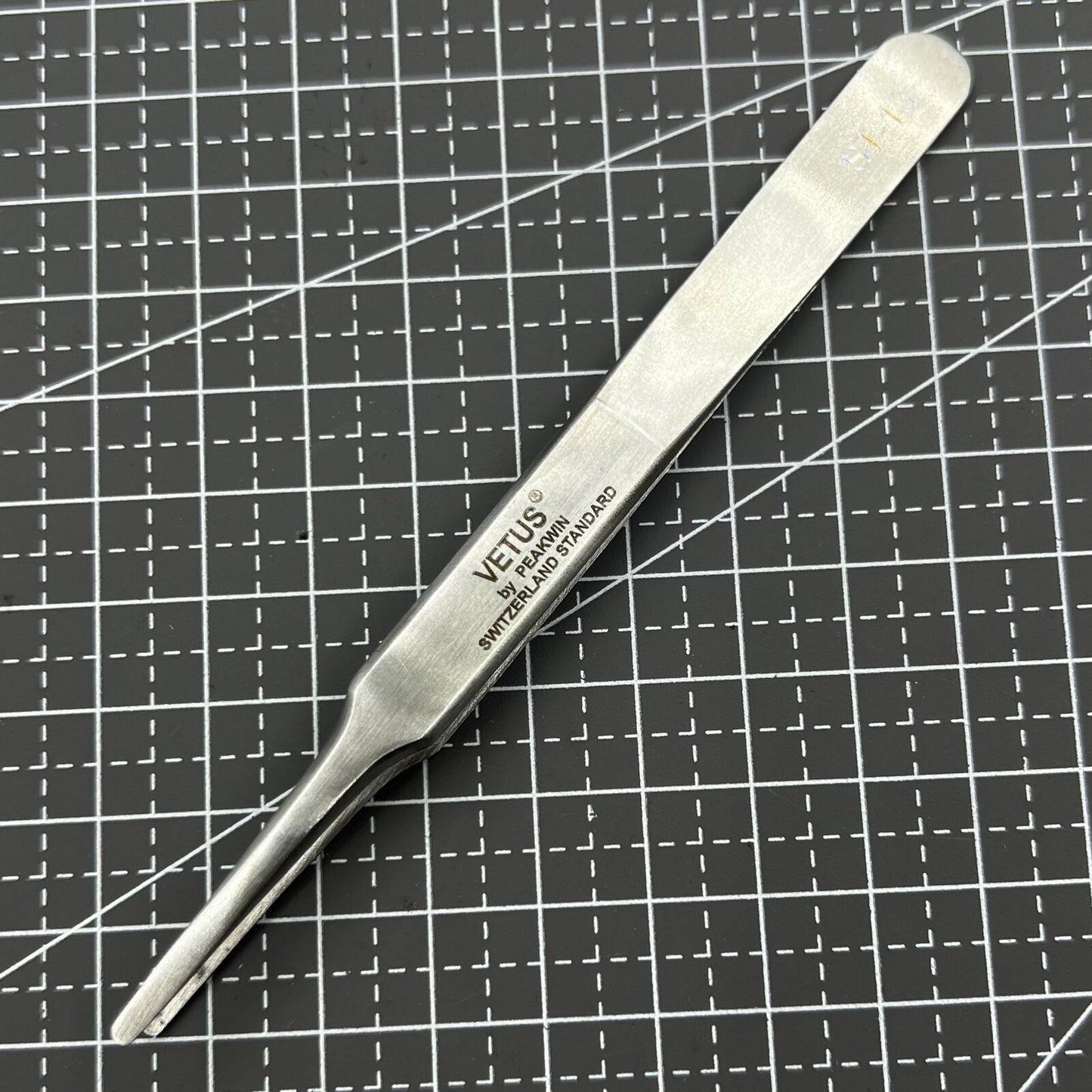 Pince à épiler ST13 antimagnétique, ultra-dure, antiacide, en acier inoxydable, antimagnétique