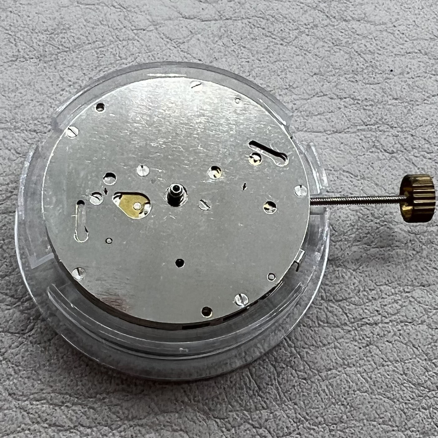 Dandong DL8218 Stern-Mond-Phase Silber Datum Woche Automatisches mechanisches Uhrwerk