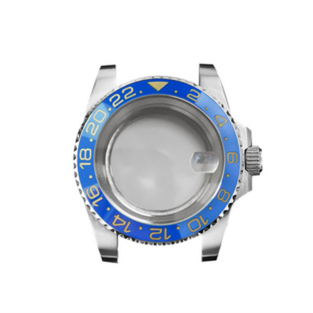 Boîtier de montre en verre saphir grossissant 40 mm pour montre NH35/NH36