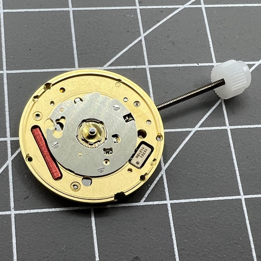 Swiss Made ETA E61.031 quartz watch movement with 2 hands, precision timekeeping for accessories.