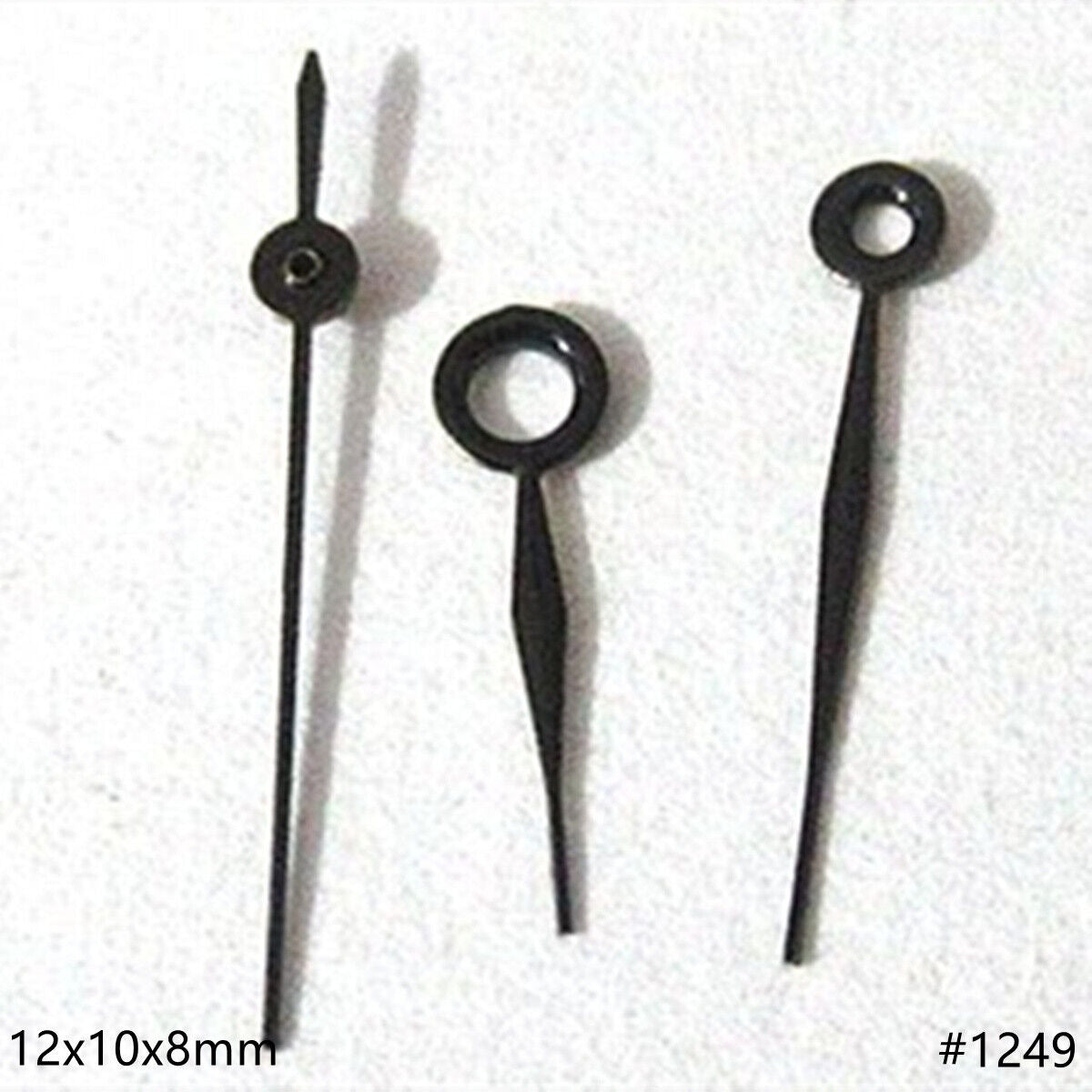 12 mm schwarz lackierte Uhrzeiger für Miyota 2035 2115 2105 2305 Uhrwerk