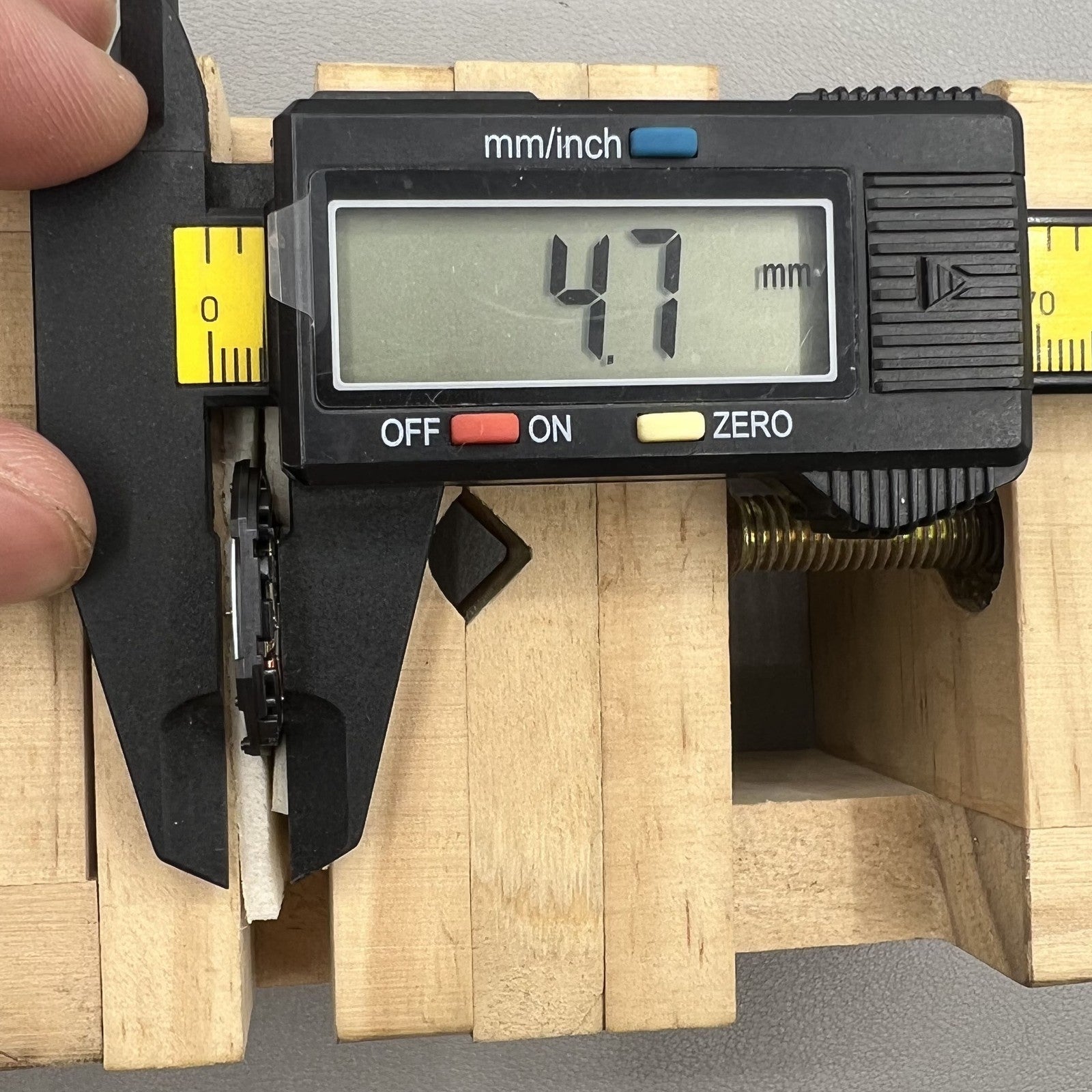 Seiko 7N42C quartz movement displaying precise Japanese engineering and reliable watch mechanism.