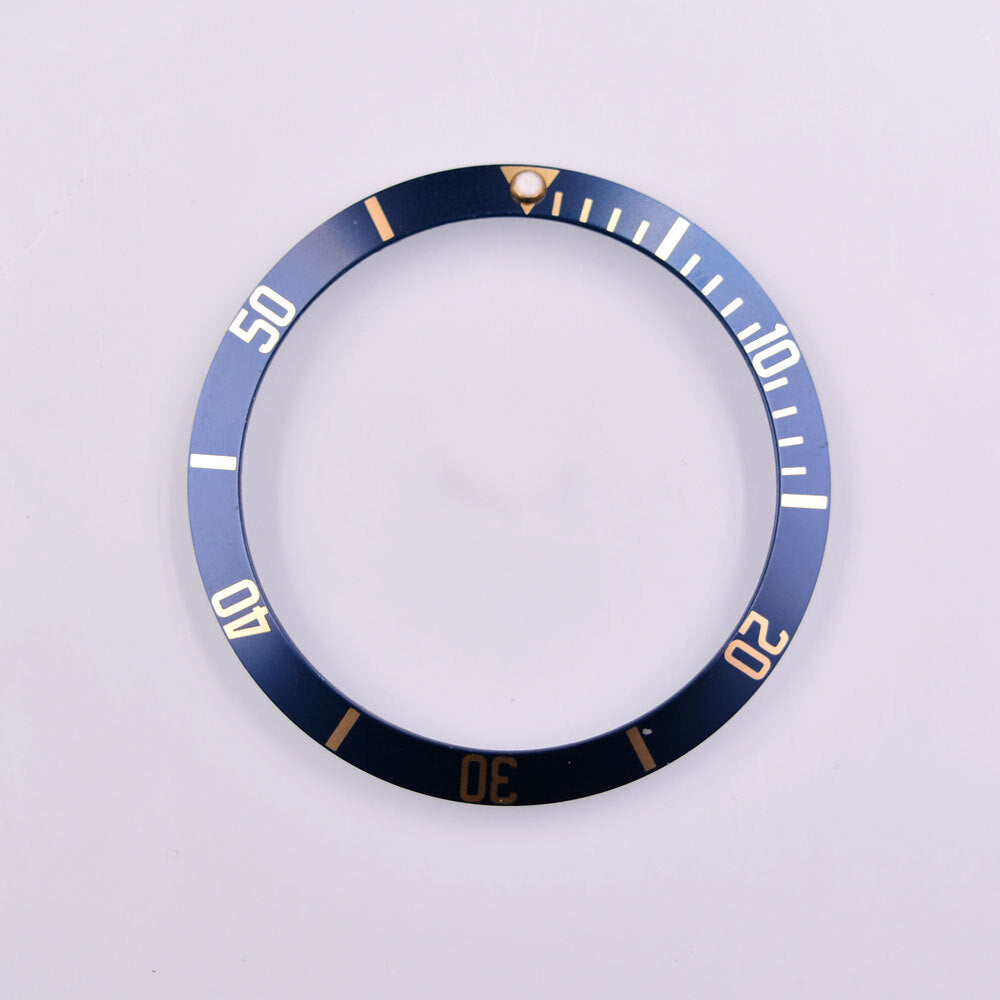 39,5 mm Aluminium-Lünetteneinsatz für Taucheruhren, passend für automatische SUB/GMT-Uhren