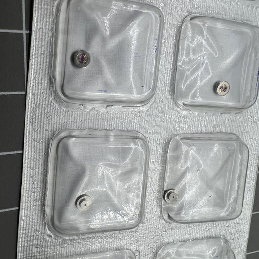 Replacement plate cap jewel by Generic for ETA 2836 2834 2824 watch movement components.