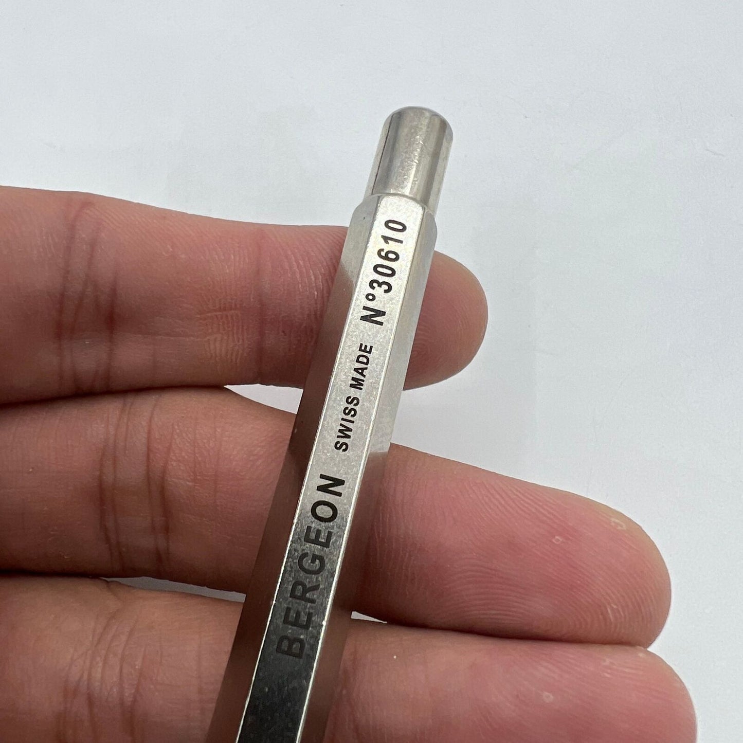 Bergeon 30610 DI 1.50mm barrel arbor holder for precise watch repairs by Bergeon.