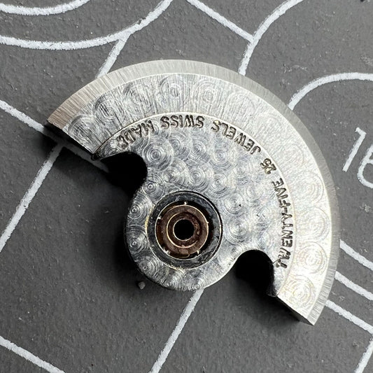 Rotor oscillating weight for ETA2671 movement, compatible watch part replacement enhancing precision.