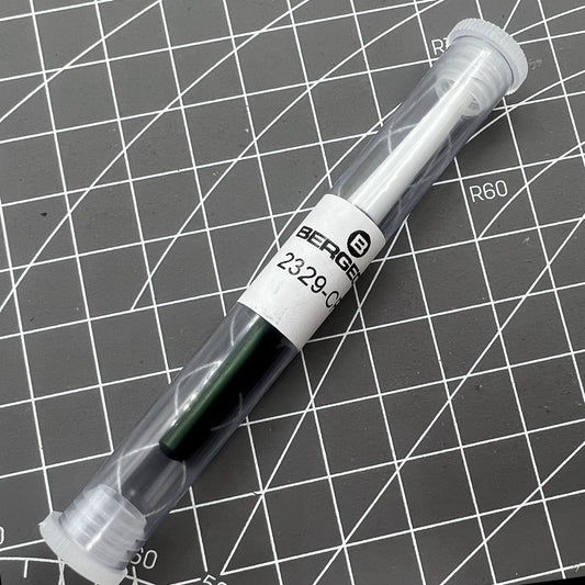 Bergeon 2329-CP watch oiler tool with stand for precise watch repair lubrication.