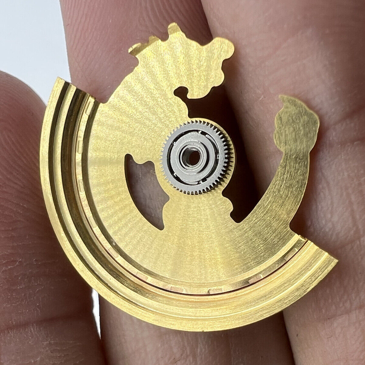 Golden Dragon carved rotor oscillating weight, designed for NH35 NH36 watch movements, boosting style and precision.