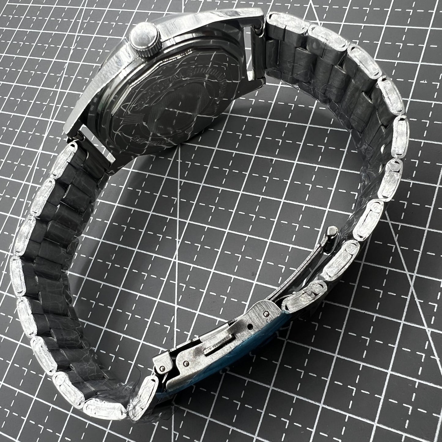 Shanghai 38mm manual mechanical watch with white dial, three hands, and stainless steel case by Shanghai brand.