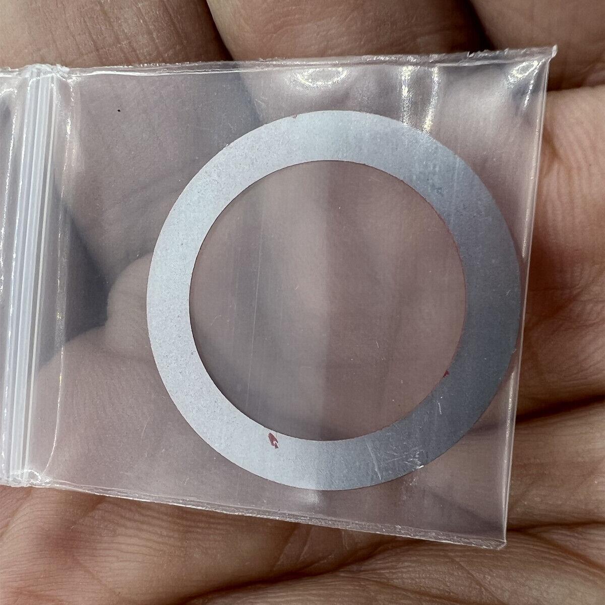 Red date wheel with white font for Miyota NH35 NH36 watch movement, perfect for precise timekeeping accessories.