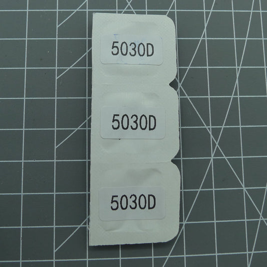 1. Set of 3 watch winding stems compatible with Ronda 5030D and 5040D movements for precise time adjustments.