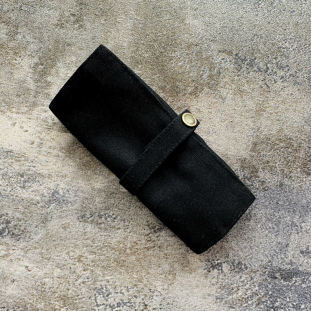 Durable nylon packing bag for Apple Watch bands, perfect for travel and organizing accessories.
