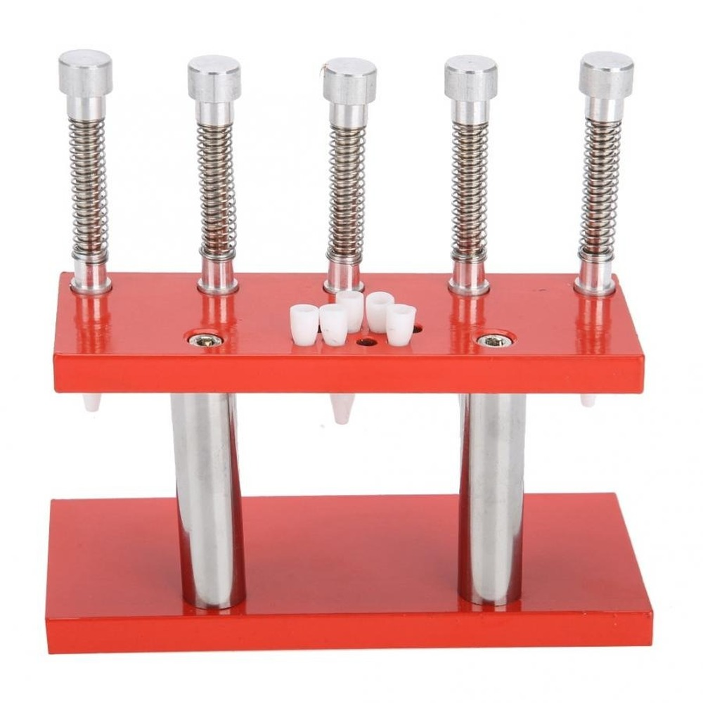 1. Aluminum alloy 3-head watch hand presser for precise fitting and removal.