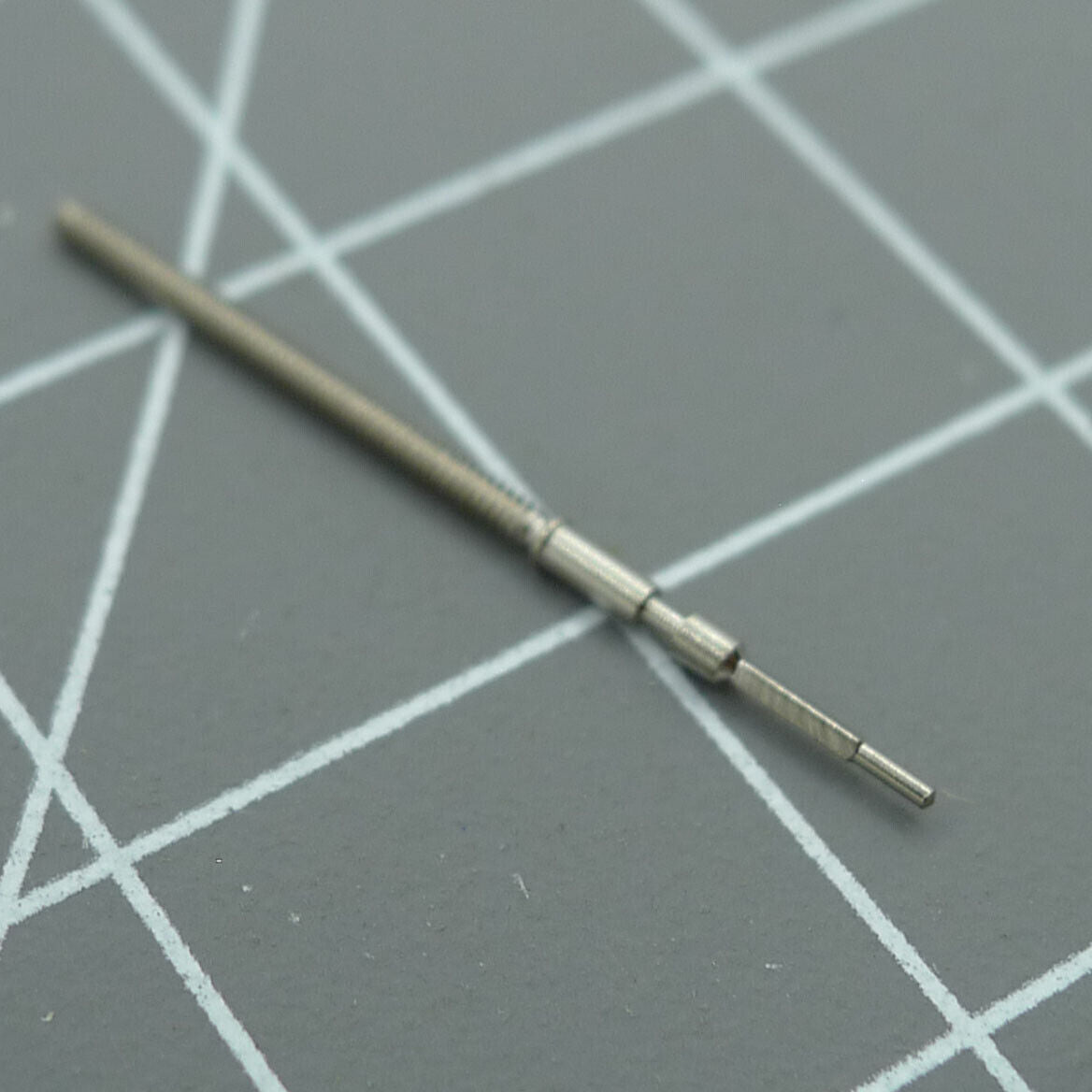 Set of 3 watch winding stems compatible with Ronda 505, 515, 507, 517 movements for repairs.