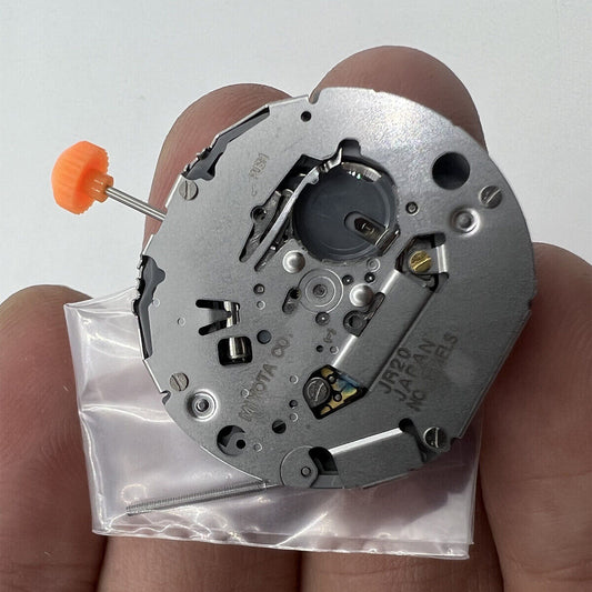 Miyota JR20 quartz movement repair part for precise watch accessory replacement.