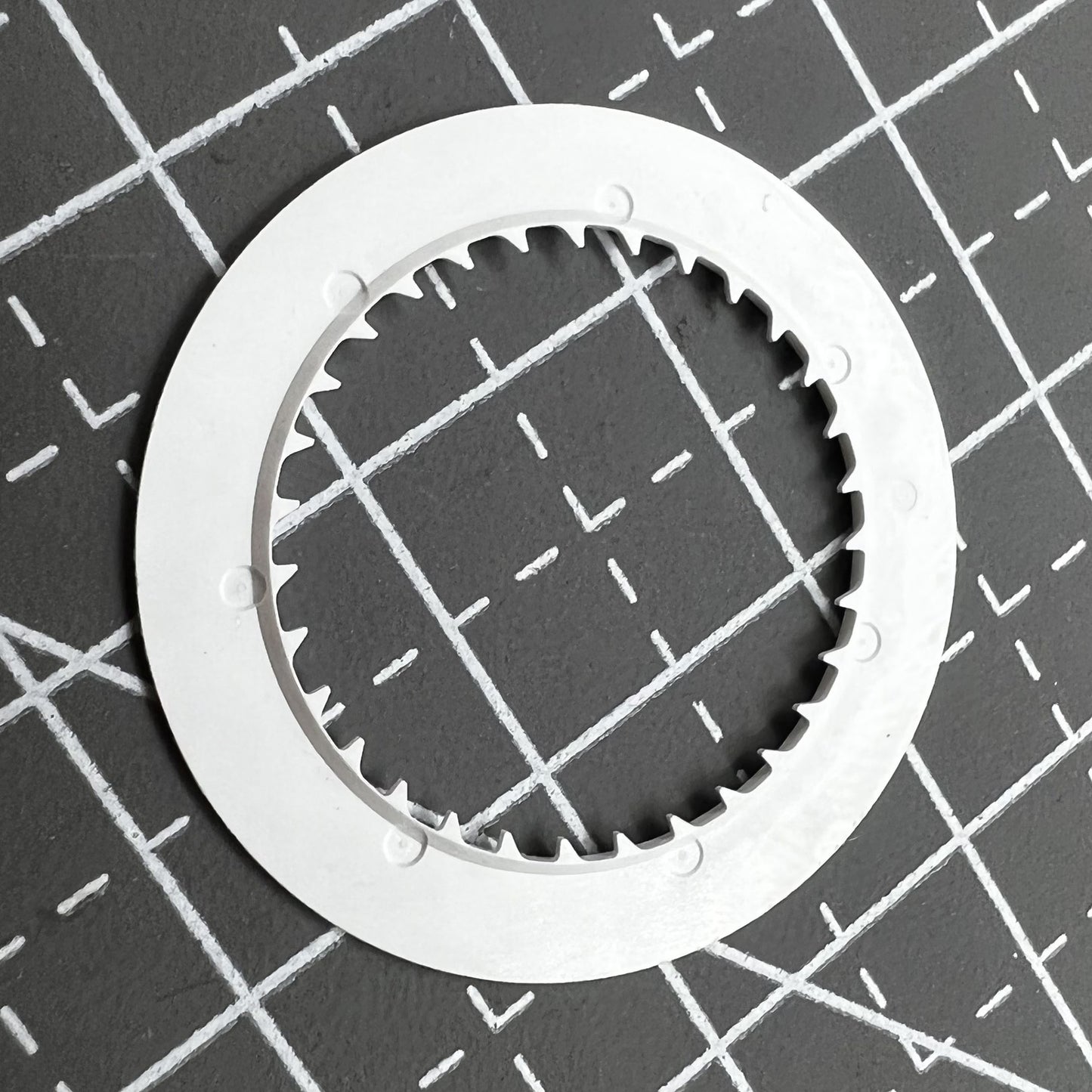 Blau Leuchtende Numerals Datumsscheibe für Miyota NH35 NH36 mit Weißem