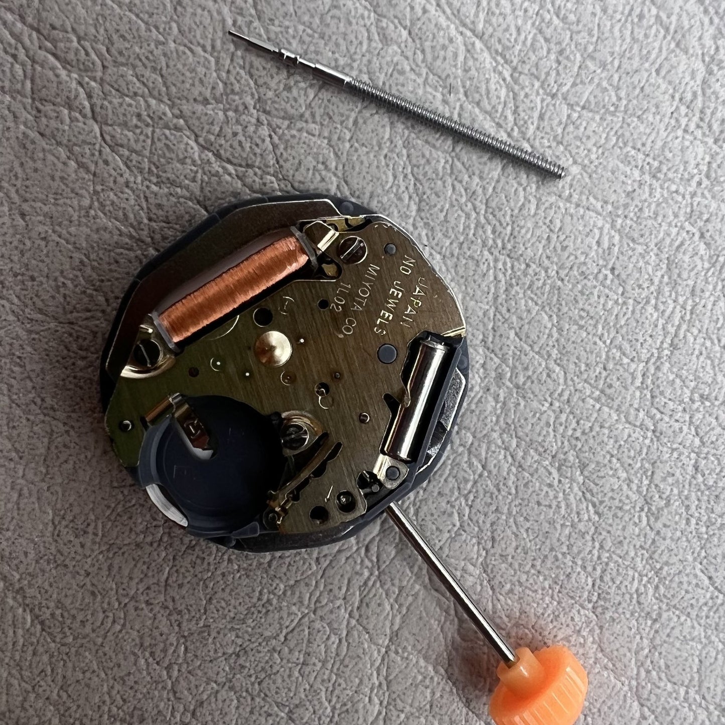 2 Stück Japan Miyota 1L02 Quarzwerk Zifferblatt Englisch Chinesisch