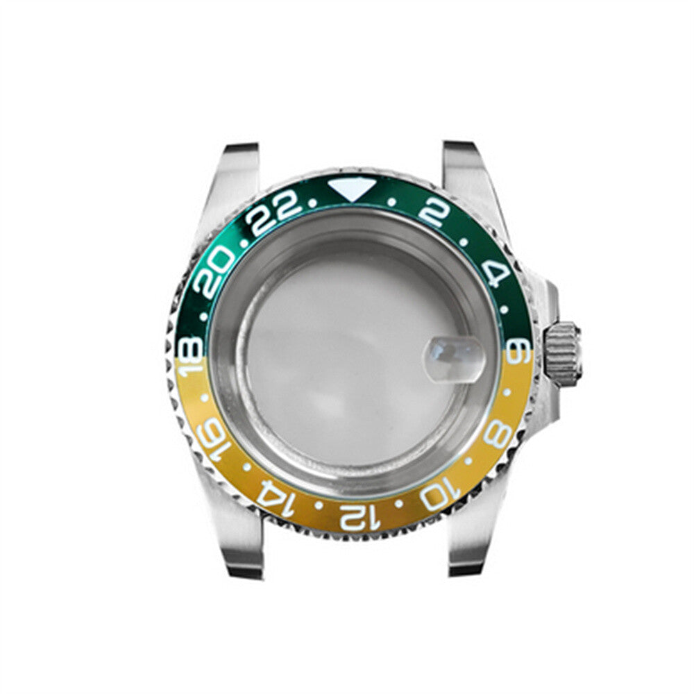Boîtier de montre en verre saphir grossissant 40 mm pour montre NH35/NH36