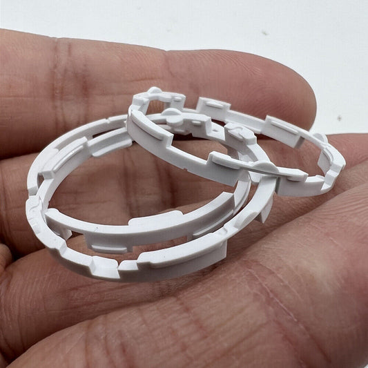 Plastic watch case cushion spacer ring for Miyota 8200/8215 movements, durable and precise fitting.