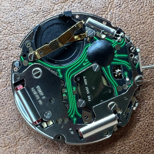 ISA 8171 Quarzwerk Schweizer Silber Weiß Datumsanzeige 5 Zeiger auf 6