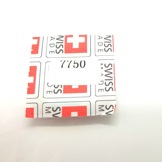 Swiss Made ETA 7750 mainspring for mechanical watches, ensuring precise movement and durability.