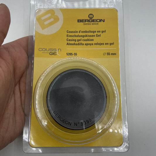 Bergeon 5395-55 casing cushion, 55mm, for secure watch repairs - Swiss precision watchmakers tool.