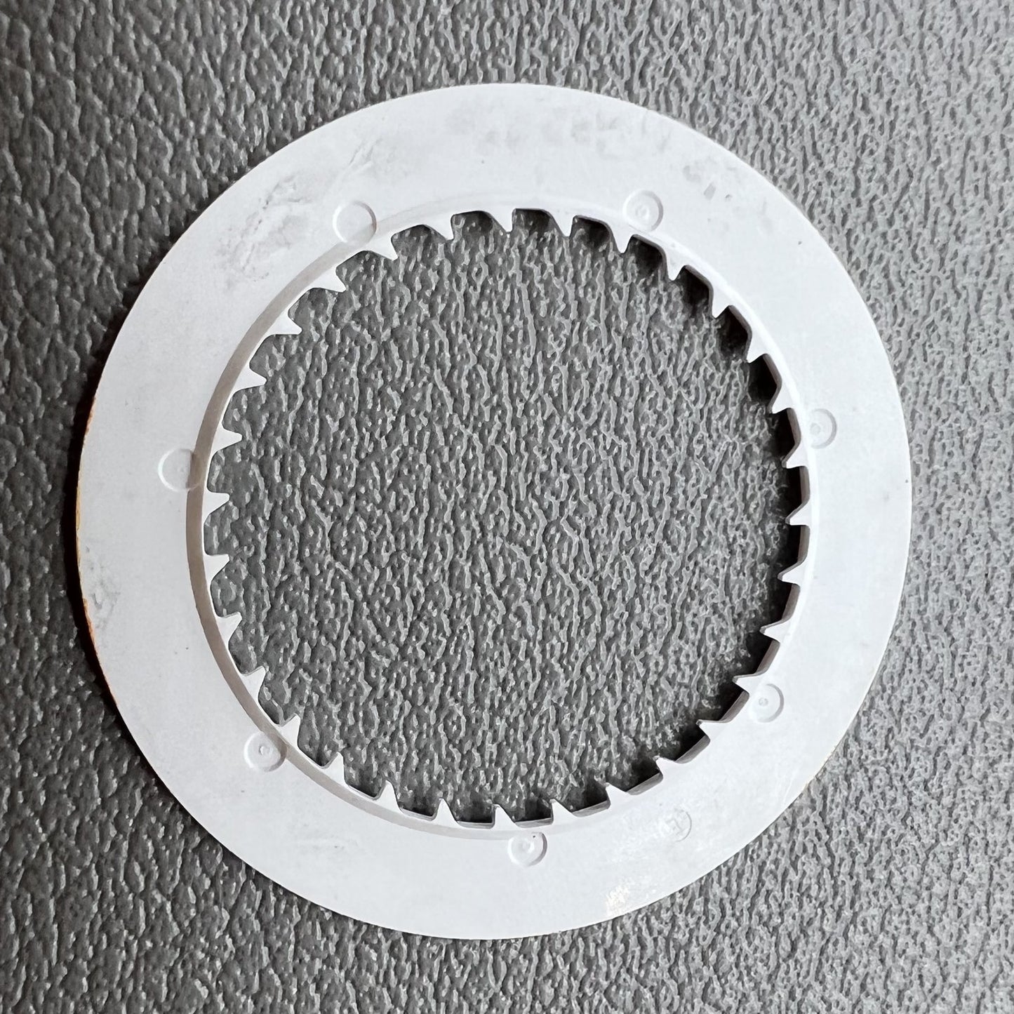 Vintage orange date wheel disk for NH35 NH36 watch movement, improving classic Seiko accuracy and style.