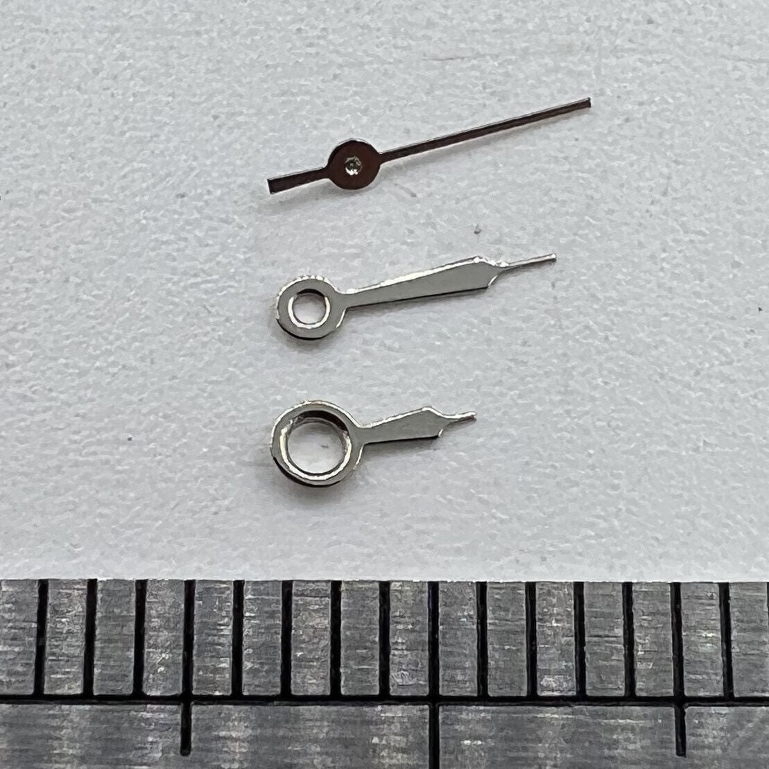 Jeu d'aiguilles de montre argentées pour mouvement Miyota 2035, longueurs 7 mm/6 mm/5 mm, n° 1229