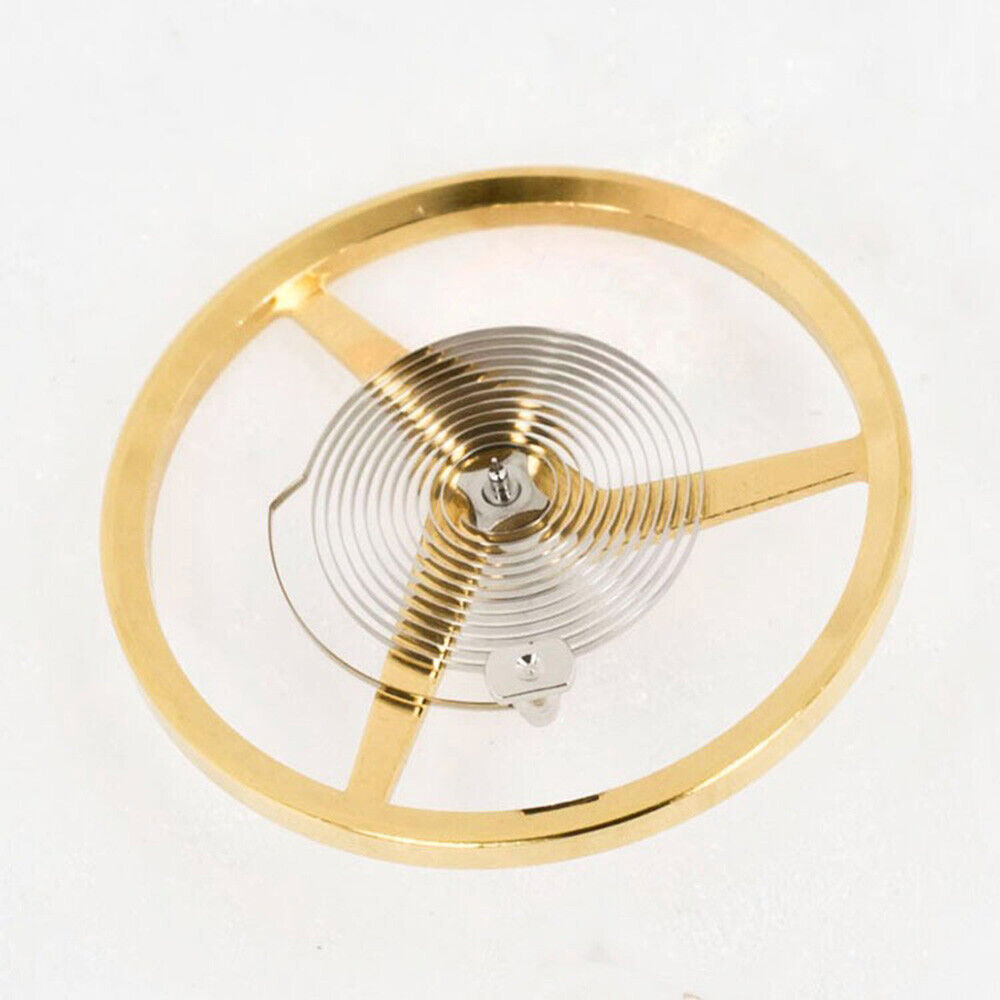 Swiss Original Balance Wheel for ETA C01.211 movement, precision watch part #6402 by Swiss brand, ensuring accurate timekeeping.