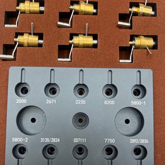 Mainspring winder tool for ETA 2892, 2824, 7750, 2671 watch movements.