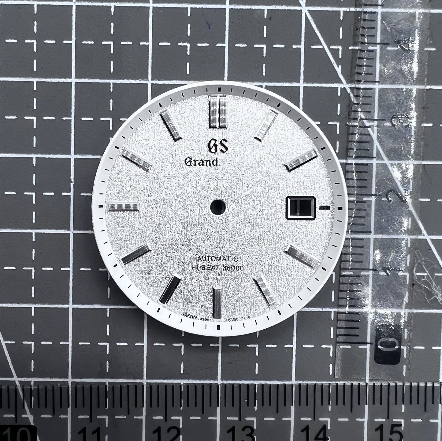 Modified Silver Datejust Watch Dial 33mm Without Lume for Movement NH35 NH36