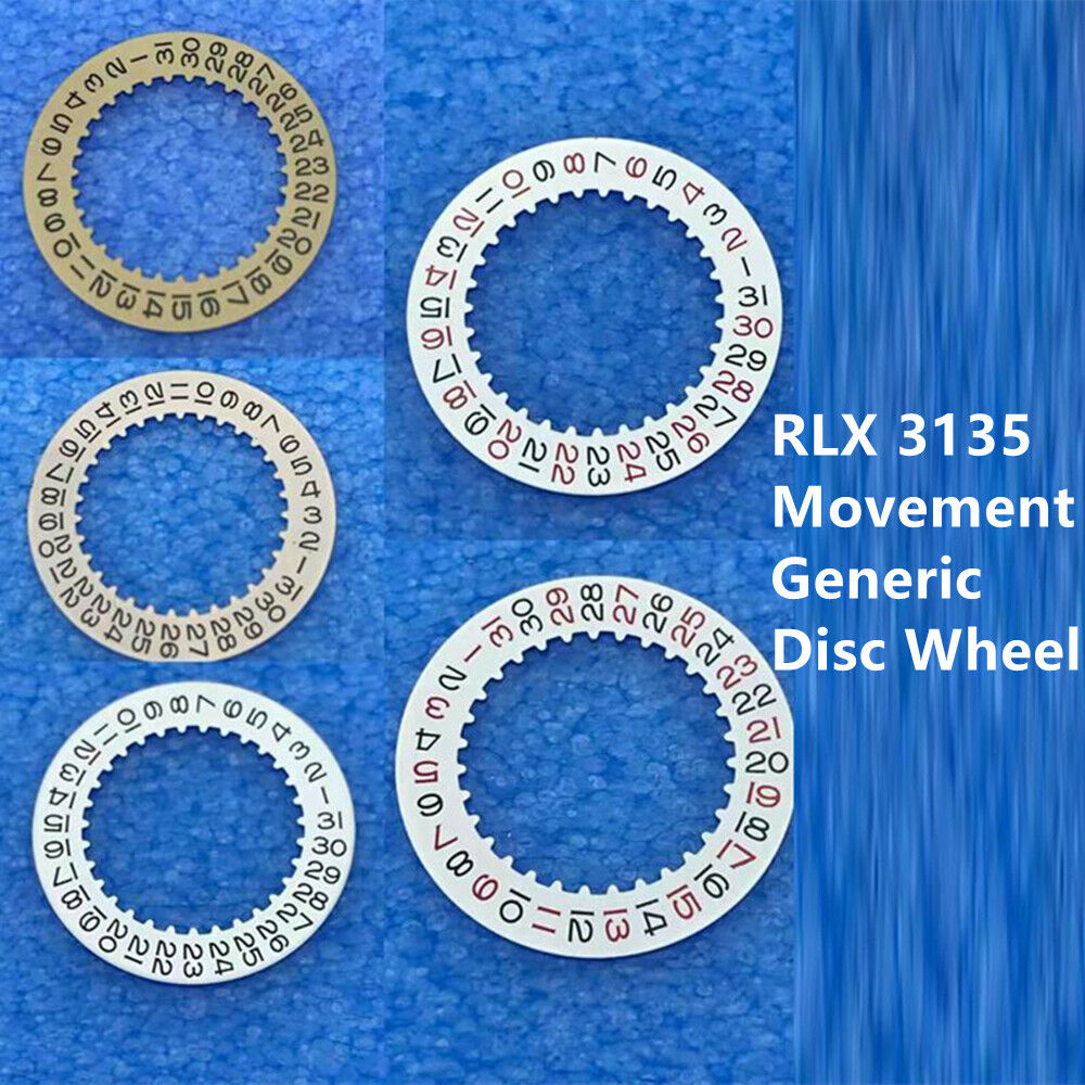 Generic China Made Replacement Date Disk Wheel Date Wheel for RLX 3135 Movement