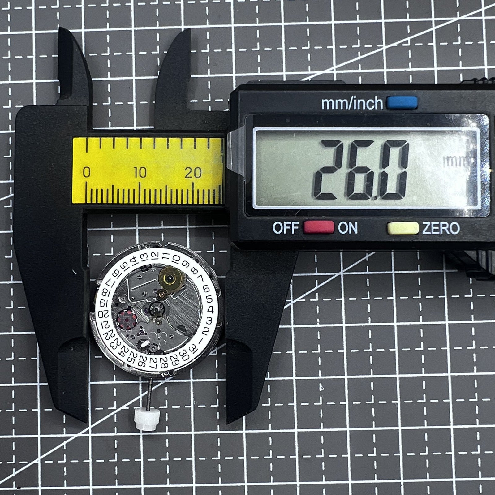 Swiss Silver ETA 205.111 kinetic watch movement by ETA, essential for precise watch repair and timekeeping accuracy.