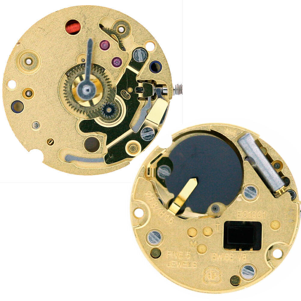 Montre <tc>ETA</tc> E01.001 Mouvement à quartz à 2 aiguilles