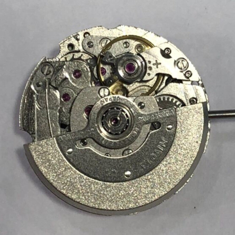 Miyota 6T15 automatic watch movement, single calendar, precise Japanese craftsmanship for watch repair.